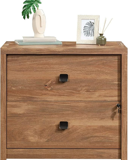 Sauder Cannery Bridge Lateral File, L: 31.73" x W: 22.05" x H: 29.76", Sindoori Mango finish - LeafyLoom