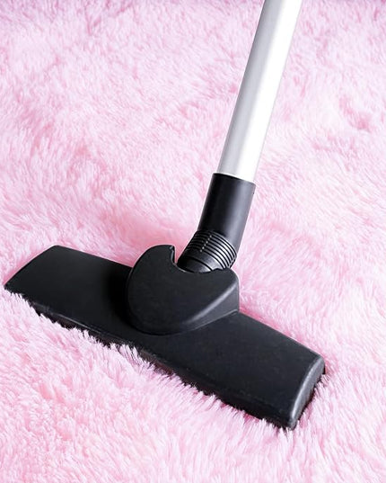 Softlife Ultra Soft Fluffy Area Rugs for Bedroom, Girls and Boys Room Kids Room Nursery Rug, 4 x 5.3 Feet Pink Shaggy Fur Indoor Plush Modern Floor Carpet for Living Room Christmas Decor - LeafyLoom