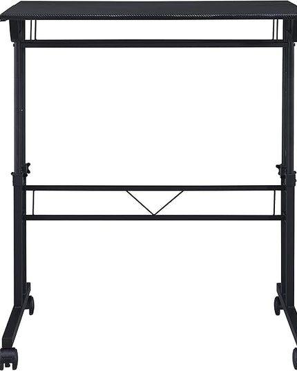 NicBex Laik-DW-00050-DX Desks, 35.25" W x 25" D x 28" H, Black - LeafyLoom