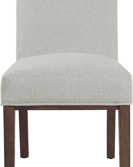 HomePop Kolbe Dining Chair - Sustainable Gray Woven (Single Pack) - LeafyLoom