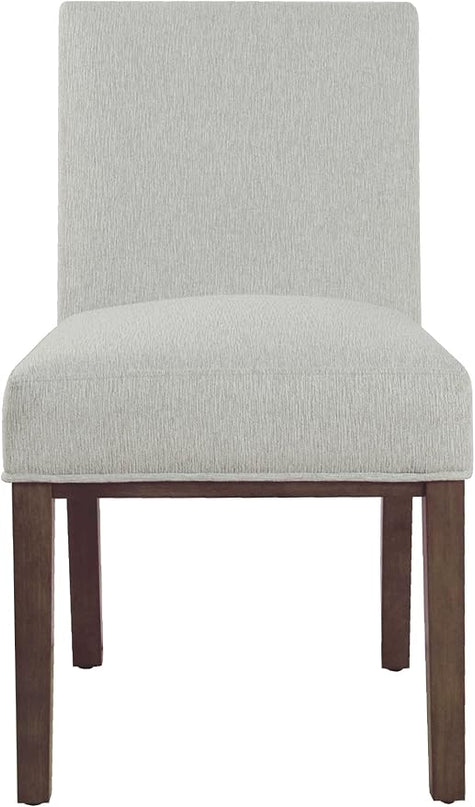 HomePop Kolbe Dining Chair - Sustainable Gray Woven (Single Pack) - LeafyLoom