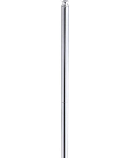 JONATHAN Y JYL1045A Mia 60.5" Crystal/Metal LED Floor Lamp Contemporary,Glam,Transitional for Bedrooms, Living Room, Office, Reading, Clear/Chrome - LeafyLoom