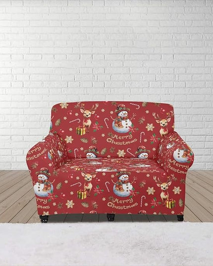 FKELYI Christmas Ornaments Sofa Slipcover Stretch Sofa Couch Cover for Indoor Non-Slip Furniture Protector Washable Sofa Slipcovers S FKELYI
