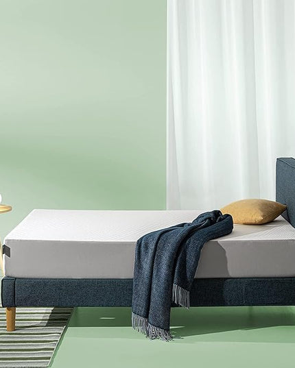 ZINUS Cooling Essential Foam Bed Mattress Conventional, King, White - LeafyLoom