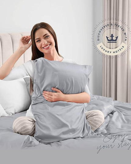 BELADOR Silky Soft Full Sheet Set - Luxury 6 Piece Bed Sheets for Full Size Bed, Secure-Fit Deep Pocket Sheets with Elastic, Breathable Hotel Sheets and Pillowcase Set, Wrinkle Free Oeko-TEX Sheets - LeafyLoom