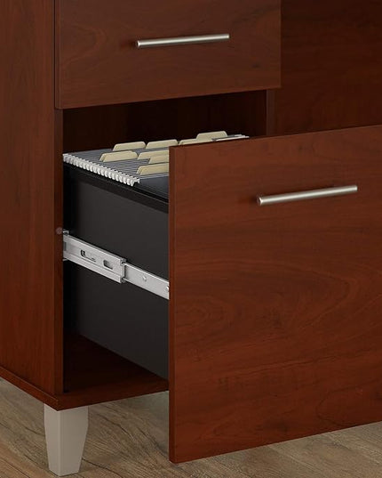 Bush WC81572 Somerset 72-Inch Office Desk, Storm Gray - LeafyLoom