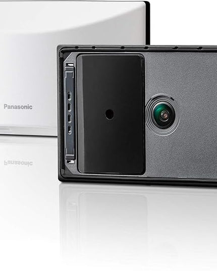 Panasonic HomeHawk Window Home Monitoring Camera for Outdoor Monitoring, Mounts to Inside Window, Color Night Vision, Wide Angle, 24/7 Full HD Recording, Person Detection, Alexa Compatible KX-HNC500 Panasonic