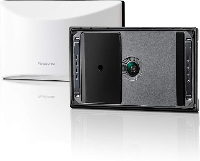 Panasonic HomeHawk Window Home Monitoring Camera for Outdoor Monitoring, Mounts to Inside Window, Color Night Vision, Wide Angle, 24/7 Full HD Recording, Person Detection, Alexa Compatible KX-HNC500 Panasonic