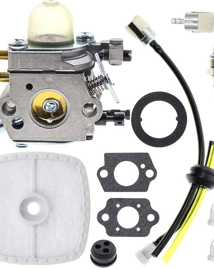 Carburetor with Fuel Line Kit Air Filter for C1U-K78 Echo PB200 PB-200 PB-201 PB201 ES-210 A021000941 A021000942 Power Blower - LeafyLoom