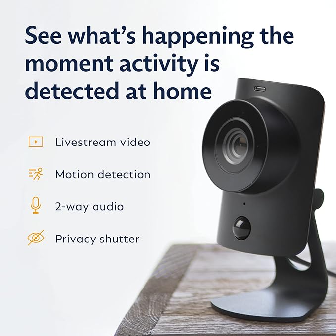SimpliSafe 12 Piece Wireless Home Security System w/HD Camera - Optional 24/7 Professional Monitoring - No Contract - Compatible with Alexa and Google Assistant, White SimpliSafe%C2%AE