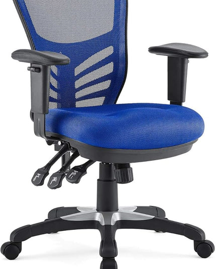 Modway EEI-757 Articulate Ergonomic Mesh Office Chair in Blue - LeafyLoom