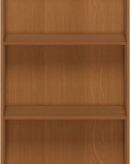 FURINNO Basic 3-Tier Bookcase/Bookshelf/Storage Shelves, Natural Oak - LeafyLoom