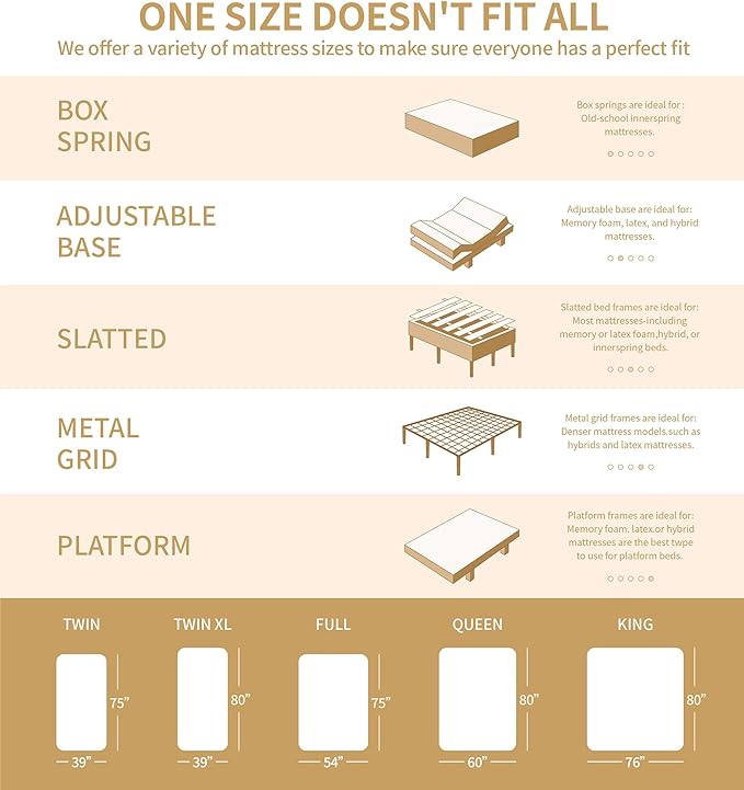 Queen Mattresses,14 Inch Queen Size Mattresses in a Box,Memory Foam Hybrid White & Black Mattress with Provide Support and Improve Sleep Mattresses,Pressure Relief,Medium Firm. - LeafyLoom
