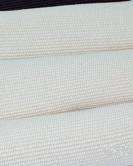Montessori Mat for Nursery Preschool Kindergarten Soft Baby Play Mat Cotton Working Rug for Toddlers Babies Children, 27.5''×43.3'', Off-White - LeafyLoom