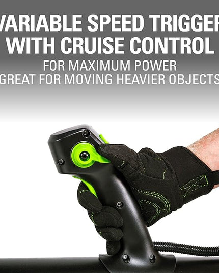Greenworks 80V (180 MPH / 610 CFM / 75+ Compatible Tools) Cordless Brushless Backpack Blower, 2.5Ah Battery and Rapid Charger Included, Green/Black - LeafyLoom