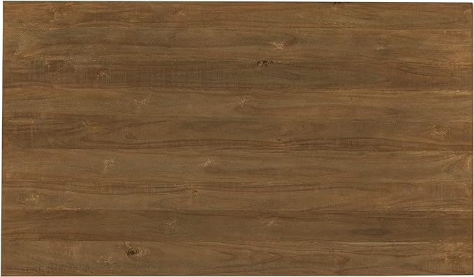 Wood Rectangular Dining Set for 6, includes 1 Table with Cross-Legged Trestle Base, 4 Upholstered High Back Chairs & 1 Bench, Farmhouse Style, Walnut, 72" L x 42" W x 30" H - LeafyLoom