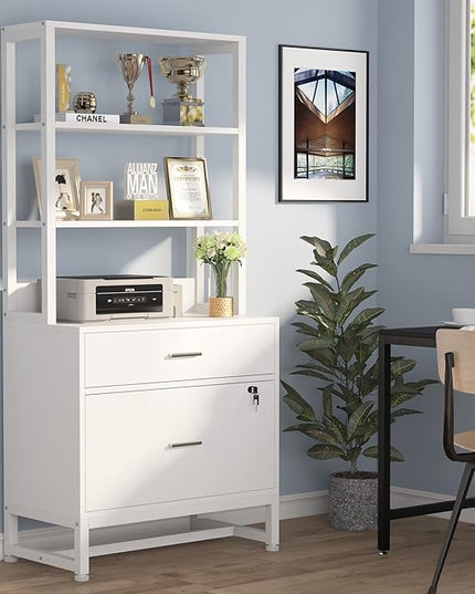 2 Drawers Vertical Office File Cabinet - LeafyLoom