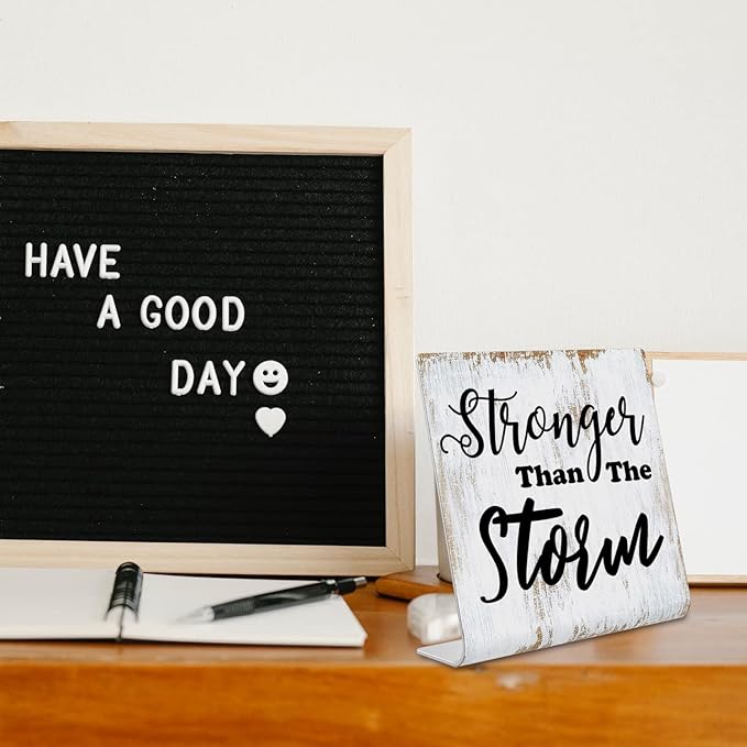 Inspirational Quotes Decor Gifts for Women, Motivational Desk Sign, Decoration On Shelf Table Desk for Living Room Home Office Gift for Sisters Friends Nurse Worker Daughter Son Coworker dksg9 - LeafyLoom