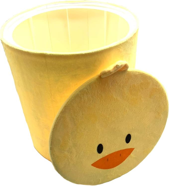 Storl Organizer Storage Stool for Toy and Cloth and Kids Stool (Duck, 12Wx13H) - LeafyLoom