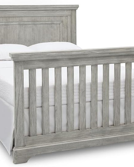 Delta Children Simmons Kids SlumberTime Paloma 4-in-1 Convertible Baby Crib - Greenguard Gold Certified, Rustic Mist - LeafyLoom