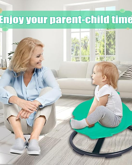 Kids Swivel Chair Sensory,Autism Chairs for Kids,Sensory Spinning Chair for Kids Autism,Toddler Coordination Sensory Products for Ages 3 Years and UP,Gifts for Kids with Autism (Green) - LeafyLoom