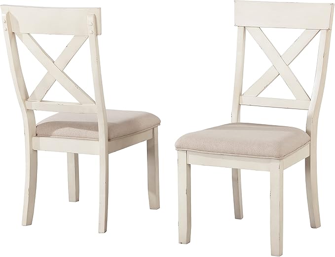 NicBex Haerin-SD-00175-LWJ Dining Chairs, 23.5"x18.3"x38.8", White - LeafyLoom