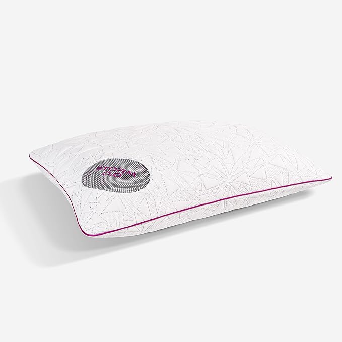 Bedgear Storm Performance Pillow - Size 0.0 - Cooling Pillow for Hot Sleepers - Medium Firmness Bed Pillow for All Sleep Positions - Hypoallergenic, Washable Removable Cover - 20" W x 26" L x 4.75" H - LeafyLoom