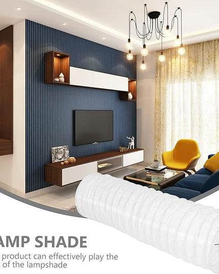 Paper Floor Lamp Shades Nordic Style Table Light Shades Barrel Chandelier Protector for Home Hotel Bedside Desk Wall - LeafyLoom