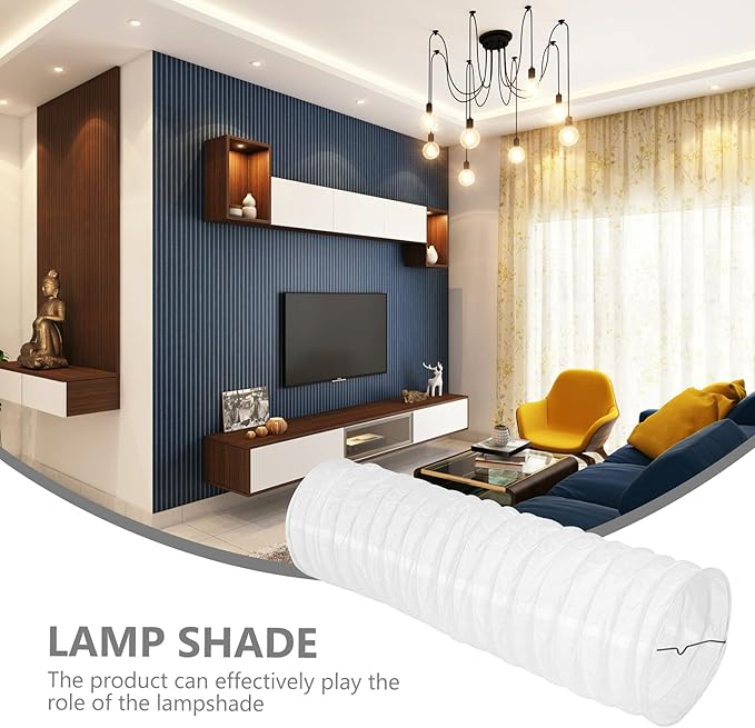 Paper Floor Lamp Shades Nordic Style Table Light Shades Barrel Chandelier Protector for Home Hotel Bedside Desk Wall - LeafyLoom