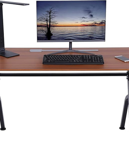 ApexDesk 47" Computer Desk, Modern Simple Style Desk for Home Office, Study Student Writing Desk - Apple - LeafyLoom