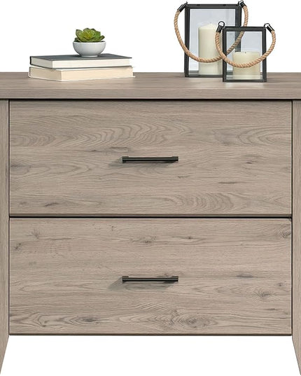 Sauder Summit Station 2-Drawer Lateral File Cabinet, L: 33.86" x W: 20.87" x H: 29.02", Laurel Oak - LeafyLoom