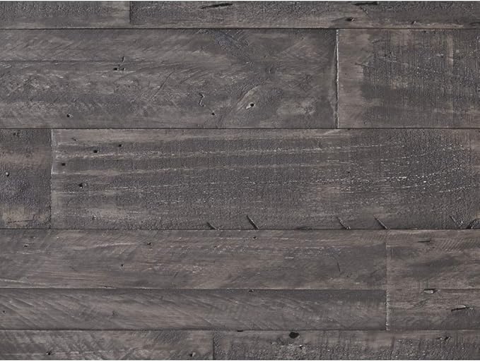Signature Design by Ashley Sharzane Rustic Round Solid Wood Pine Coffee Table, Weathered Gray Finish - LeafyLoom