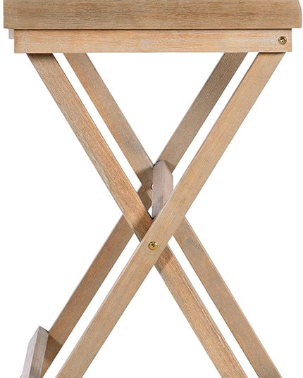 Linon Home Décor Griffin Gray Wash Folding Desk, Grey - LeafyLoom