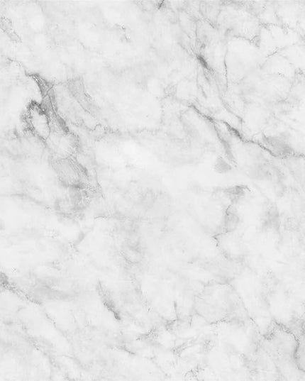 Novogratz Athena Computer Desk with Storage, White Marble - LeafyLoom