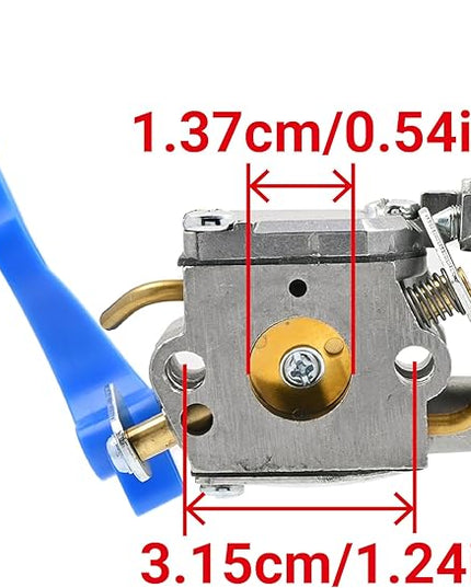 590460102 Carburetor for Husqvarna 125B 125BX 125BVX Leaf Blower Trimmer Replace Zama C1Q-W37 with 545112101 Air Filter 581798001 Fuel Line Kit - LeafyLoom