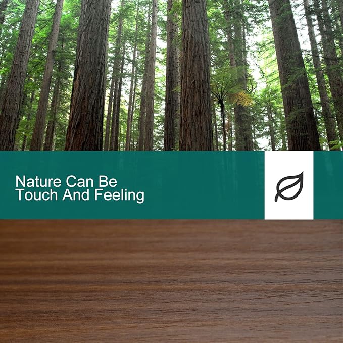 Frylr Small Foldable Desk 43.3''X 19.6''X 29.5'',Foldable Table with 2 Power Sockets and 2.1A USB Charging Ports, Folding Computer Desk for Home Office, No Install Needed, Walnut + Black Leg - LeafyLoom