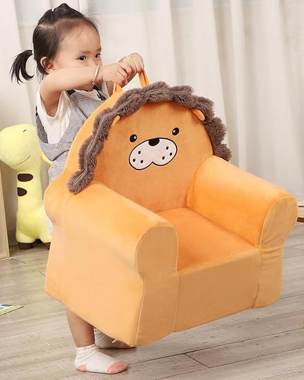 Cuddly Toddler First Chair, Premium Character Chair, Little Lion, 18 month up to 3 Years - LeafyLoom