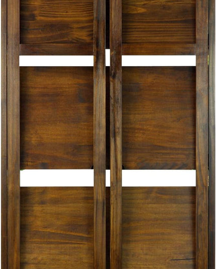 Casual Home Stratford 5-Shelf Folding Bookcase-Warm Brown - LeafyLoom