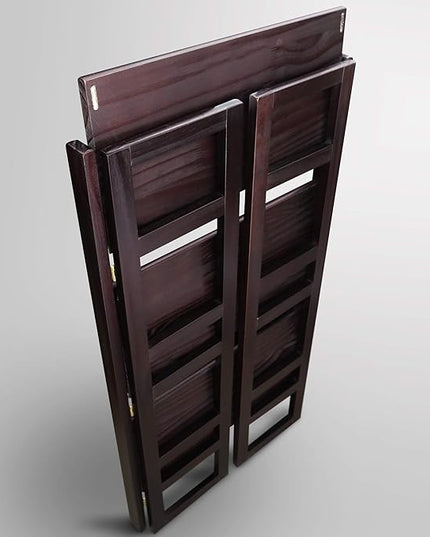 Casual Home 3-Shelf Folding Student Bookcase (20.75" Wide)-Espresso - LeafyLoom