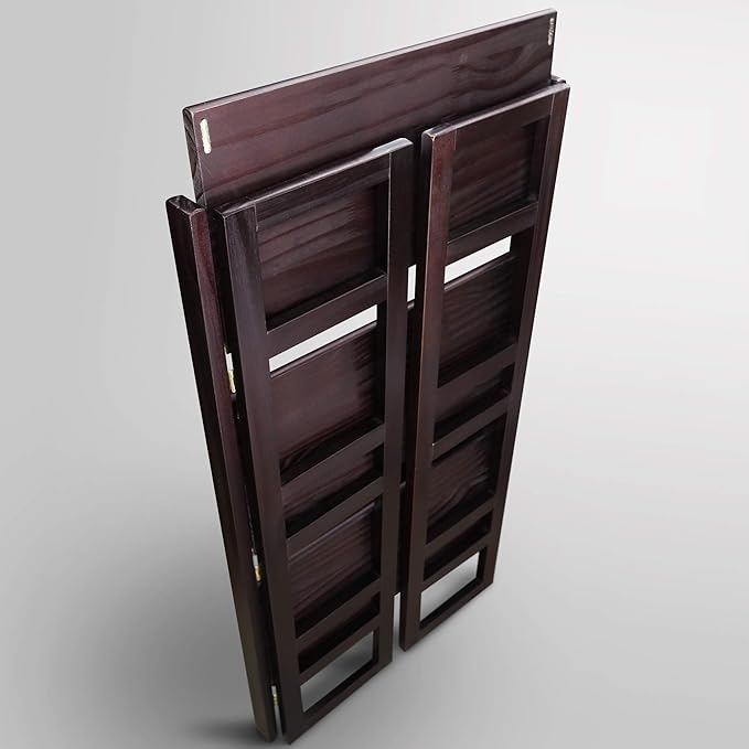 Casual Home 3-Shelf Folding Student Bookcase (20.75" Wide)-Espresso - LeafyLoom