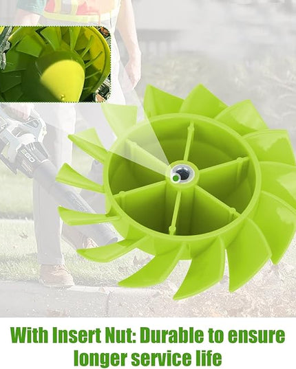 Blower Fan Replacement for Ryobi Leaf Blower 18V One+ P2108 & P21081 Cordless - Fan Blades Replacement Part # 529437004 529437003 529437001 - LeafyLoom