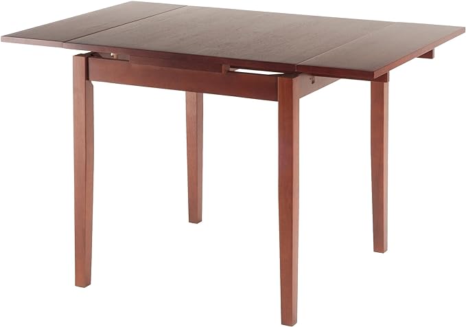 Winsome Pulman Dining Table, Walnut Hamilton Seating, Antique Walnut - LeafyLoom