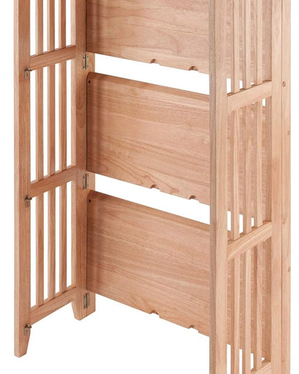 Winsome Wood Mission Shelving, Natural - LeafyLoom