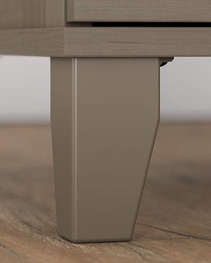 Bush Furniture Somerset 72W Office Desk with Drawers and Hutch in Ash Gray - LeafyLoom