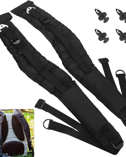 DECKMAN P021046660 P021046661 Back Pack Harness Kit Compatible with Echo P021046661 P021046660 PB-760LNH PB-770H PB-770T Backpack Blower Replace Harness Strap Kit, Includes 2 Straps Left Right - LeafyLoom
