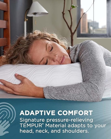 Tempur-Pedic TEMPUR-Cloud ProHi Memory Foam Pillow, King (Pack of 1), White - LeafyLoom