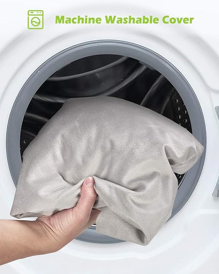 Bed Wedge Pillow, Triangle Adjustable Pillow Wedge, Memory Foam Sleeping Pillow for Legs with Washable Removable Cover, Post Surgery Pillow for Upright Sleeping, Reading, Back Pain - LeafyLoom