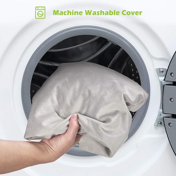 Bed Wedge Pillow, Triangle Adjustable Pillow Wedge, Memory Foam Sleeping Pillow for Legs with Washable Removable Cover, Post Surgery Pillow for Upright Sleeping, Reading, Back Pain - LeafyLoom