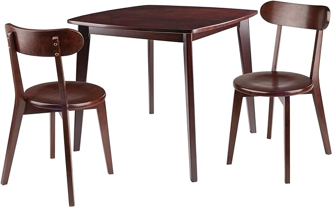 Winsome Wood Pauline, 3 Piece Set, Walnut - LeafyLoom