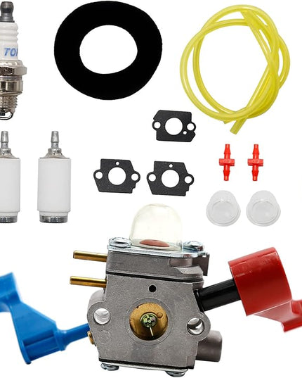 C1U-W12A Carburetor with Air Filter Repower Kit Replacement for Poulan FL1500 FL1500LE Leaf Blower C1U-W12B 530071629 - LeafyLoom